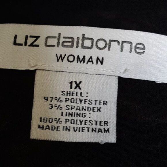 Liz Claiborne Women's Floral Motif Kimono size 1X - Picture 6 of 12